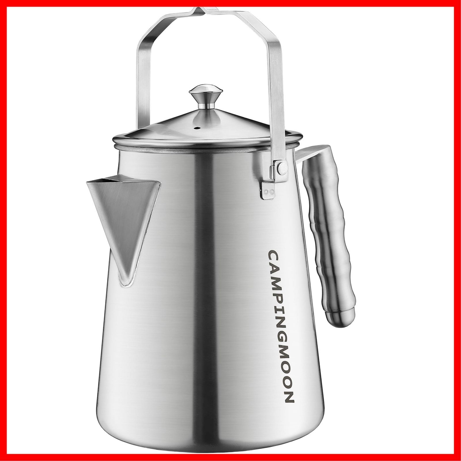 キャンピングムーン CAMPING MOON 焚き火 ケトル 直火 ファイアープレイスケトル キャンプケトル 一体成形 ステンレス304 1.5L SW-6