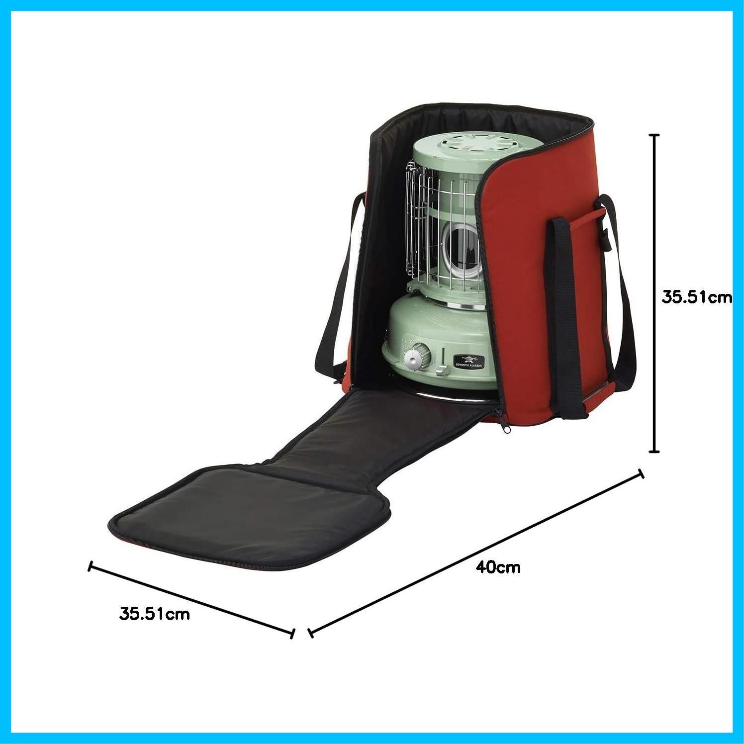 在庫 ALADDIN ヒーターガードキャリー ポータブル LOGOS×SENGOKU 88230220 キャンプ ロゴス LOGOS クッション収納ケース