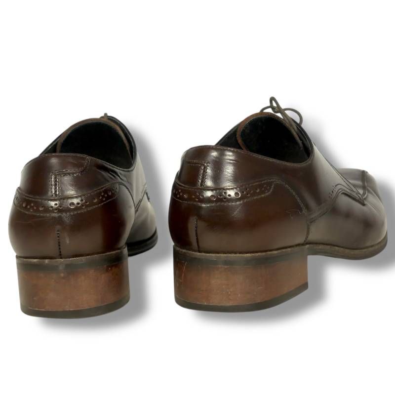 新品 KATHARINE HAMNETT 26cm ブラウンビジネスシューズ KATHARINE HAMNETT LONDON キャサリンハムネット 本革 ビジネス