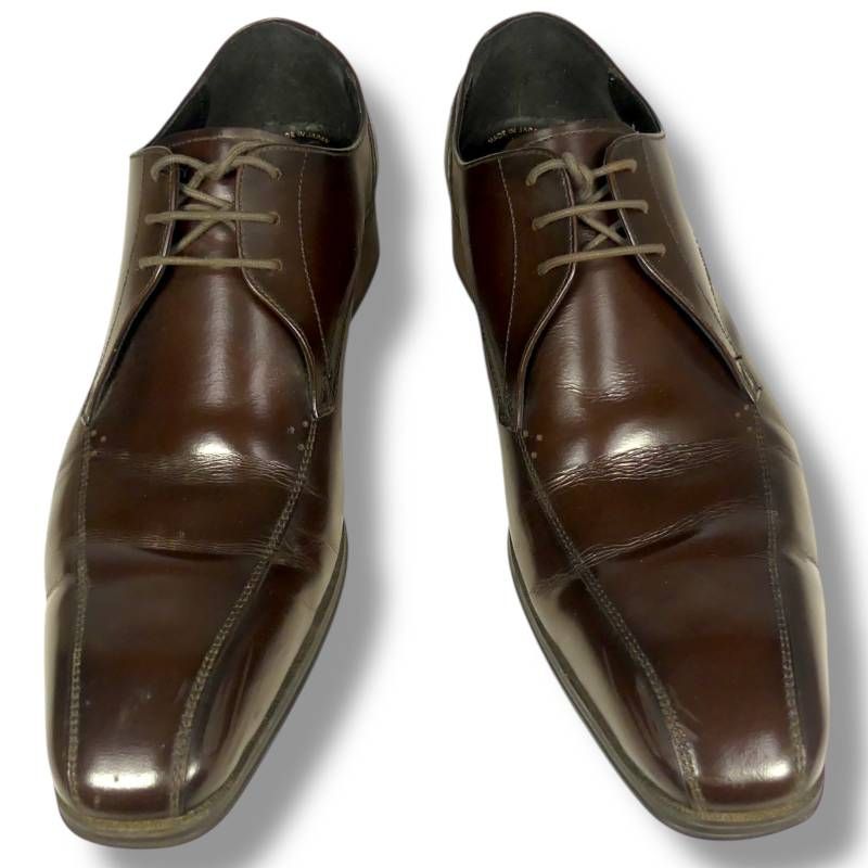 新品 KATHARINE HAMNETT 26cm ブラウンビジネスシューズ KATHARINE HAMNETT LONDON キャサリンハムネット 本革 ビジネス