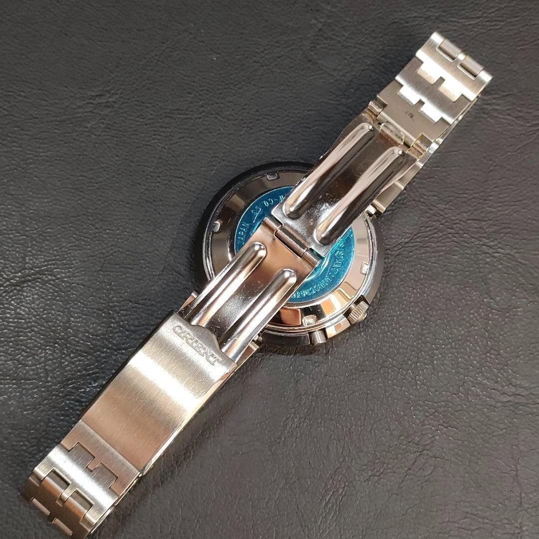 758-1 希少 極美品 ORIENT オリエント chronoace クロノエース ブルー  