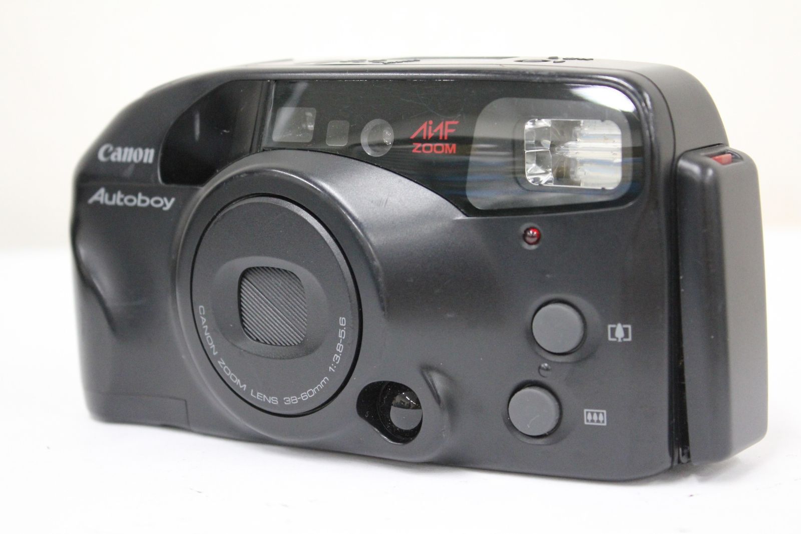 返品保証 キャノン Canon Autoboy ブラック 38-60mm F3.8-5.6 コンパクトカメラ e3811