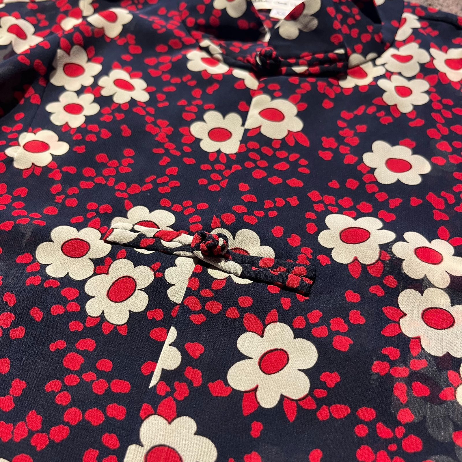 COMME des GARCONS COMME des GARCONS 22ss 花柄チャイナジャケット