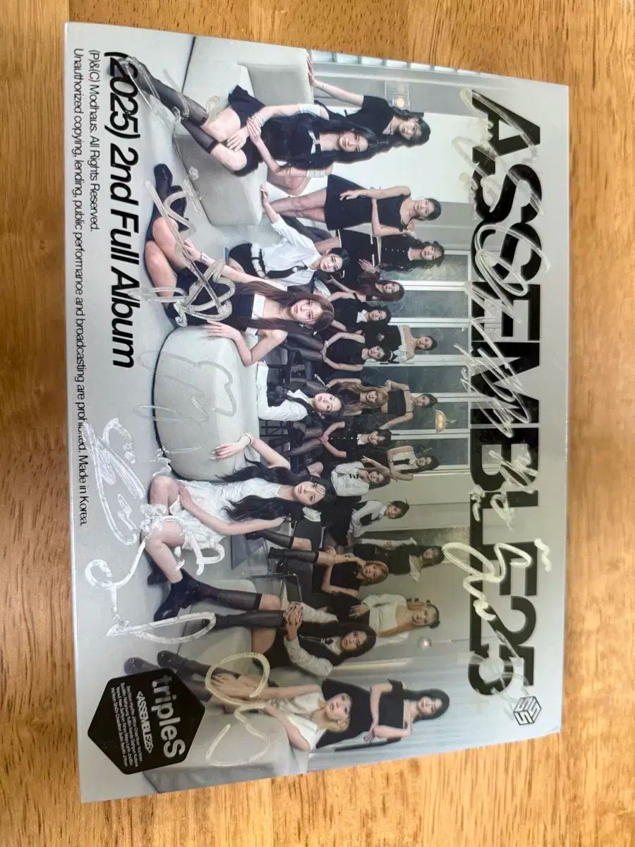 tripleS ASSEMBLE25 アルバム サイン半