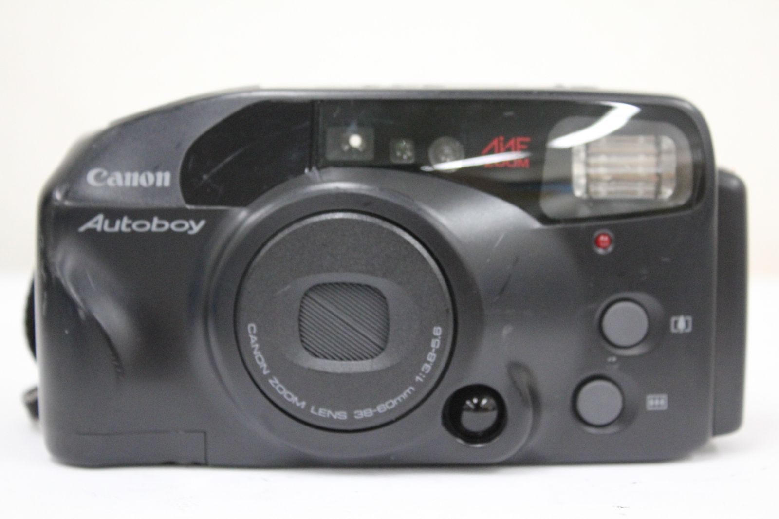 返品保証 キャノン Canon Autoboy ブラック 38-60mm F3.8-5.6 コンパクトカメラ e3812
