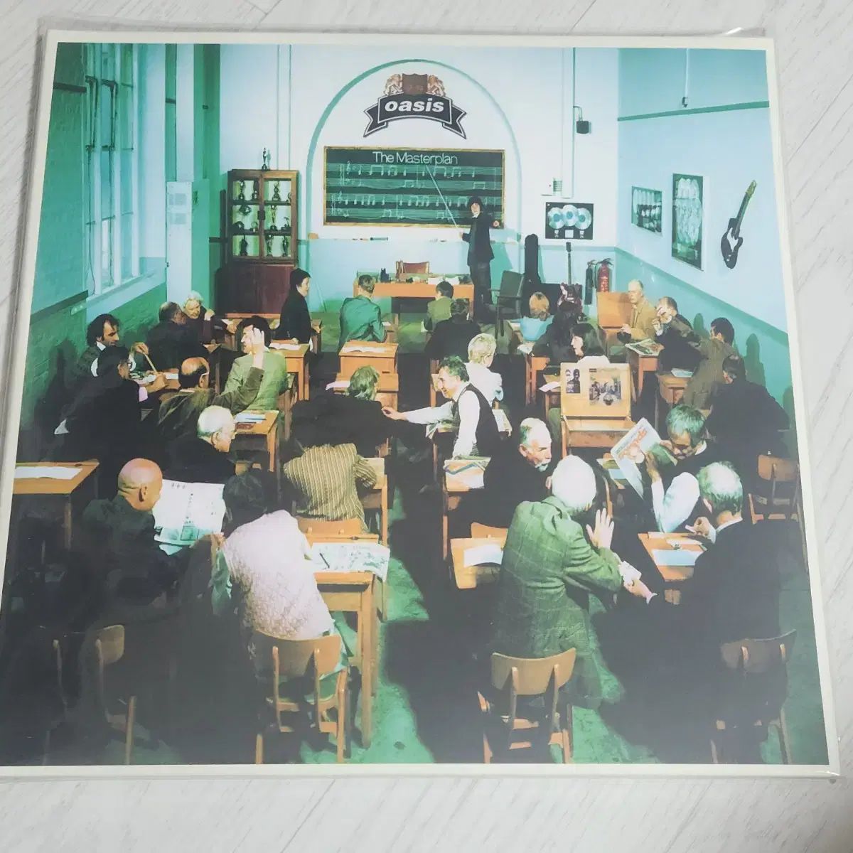 オアシス The Masterplan シルバー 盤 LP