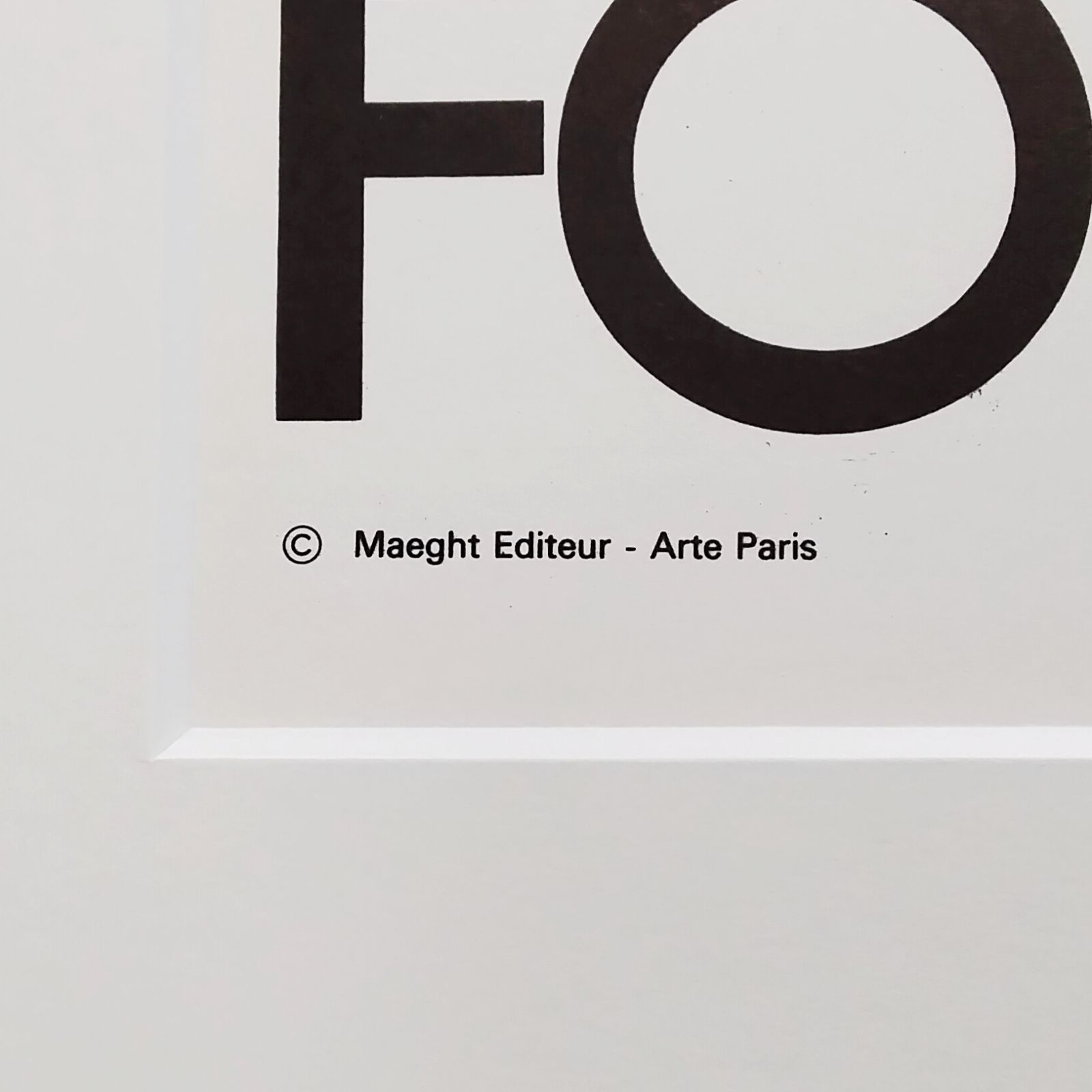 ジョアン・ミロ マーグ財団美術館展 1968年 リトグラフポスター 版画