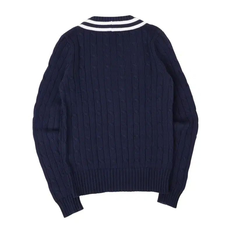 POLO RALPH LAUREN ポロラルフローレン ネイビー クリケット Vネック ケーブル ニット