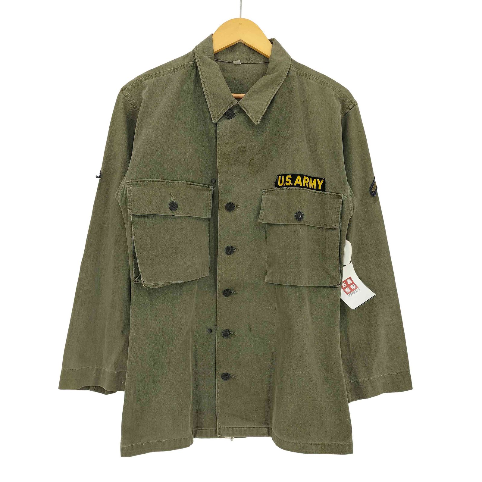卸売 ユーエスアーミー U.S. ARMY 40s M-43 HBT Jacket 13スター ヘリンボーンツイル ジャケット メンズ