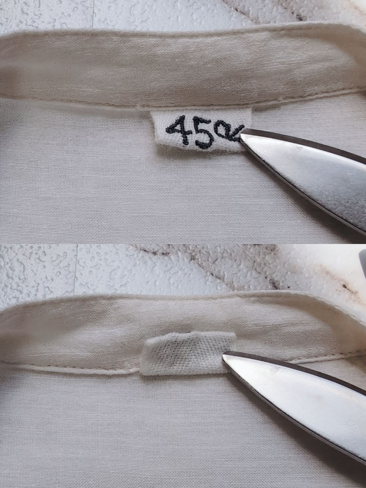 タッサ―シルクカディの手刺繍ブラウス