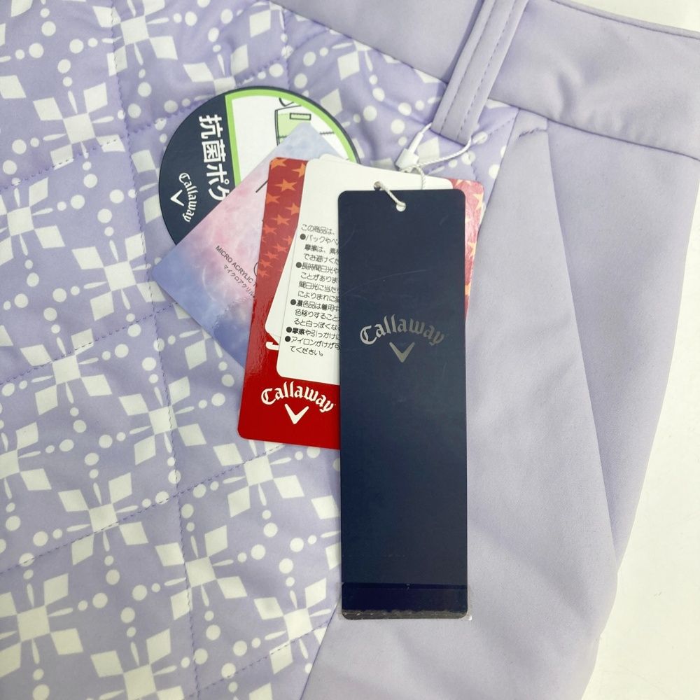 サイズ：SS CALLAWAY キャロウェイ ; 中綿スカート 総柄 パープル系