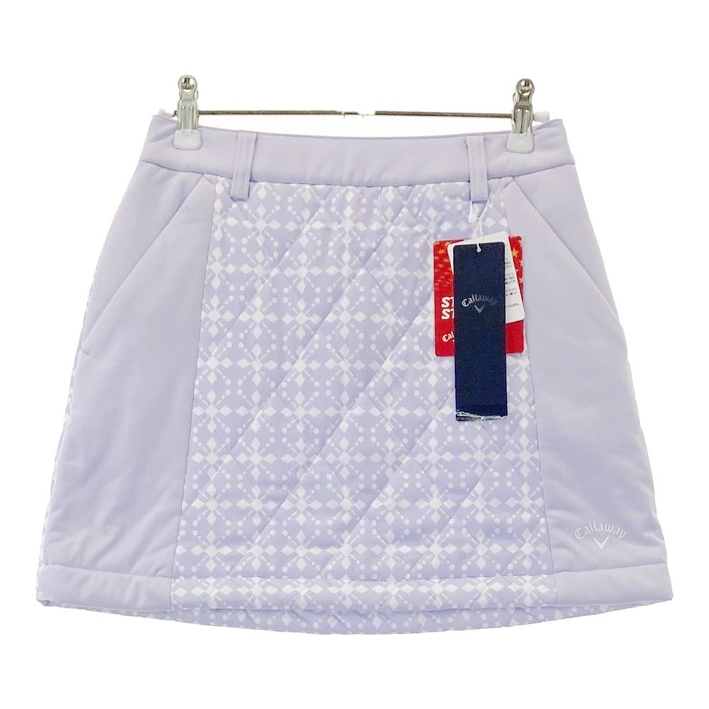 サイズ SS CALLAWAY キャロウェイ 中綿スカート 総柄 パープル系 240101561886 ゴルフウェア レディース ストスト
