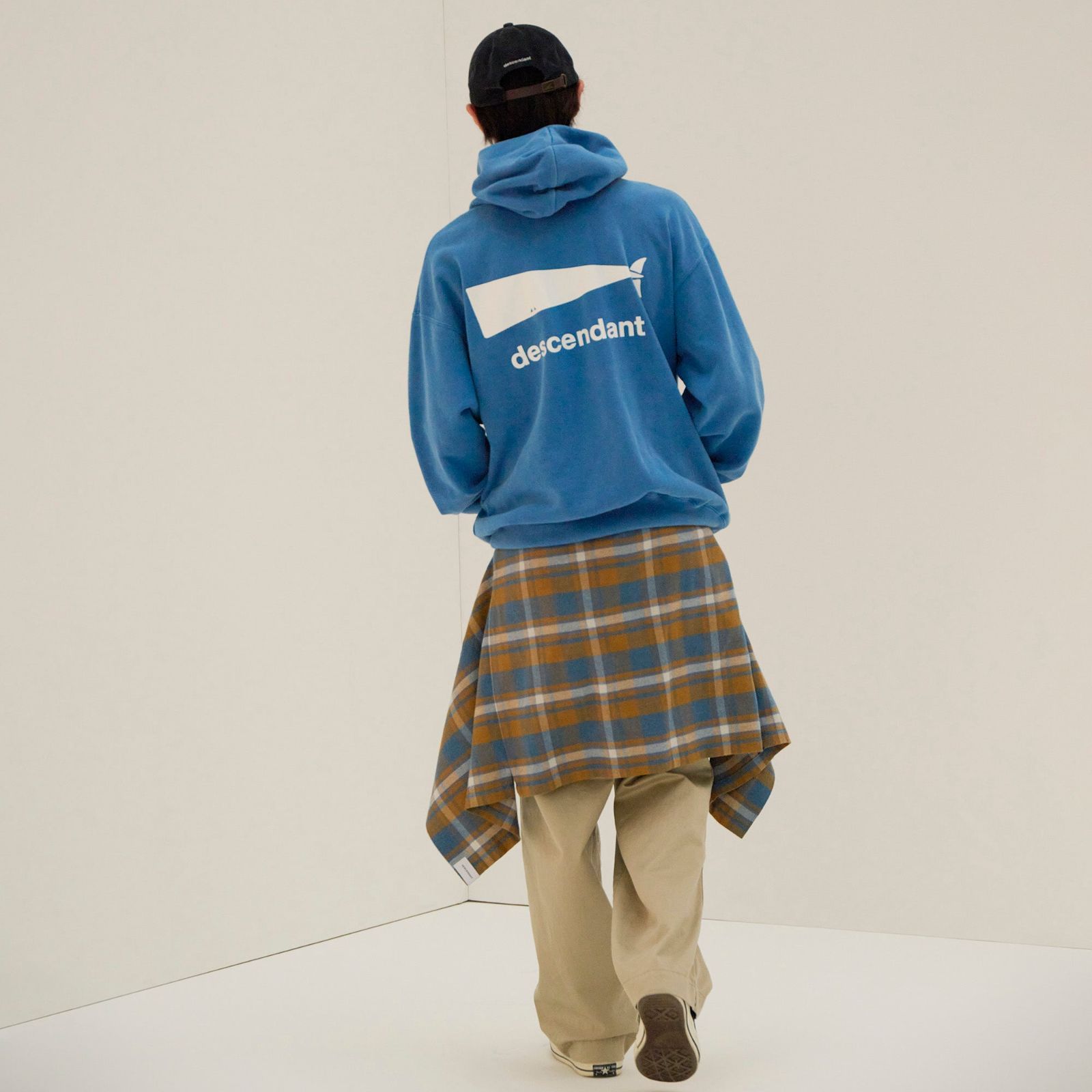 DESCENDANT CACHALOT HOODY PIGMENT DYE パーカー 252ATDS-CSM02 