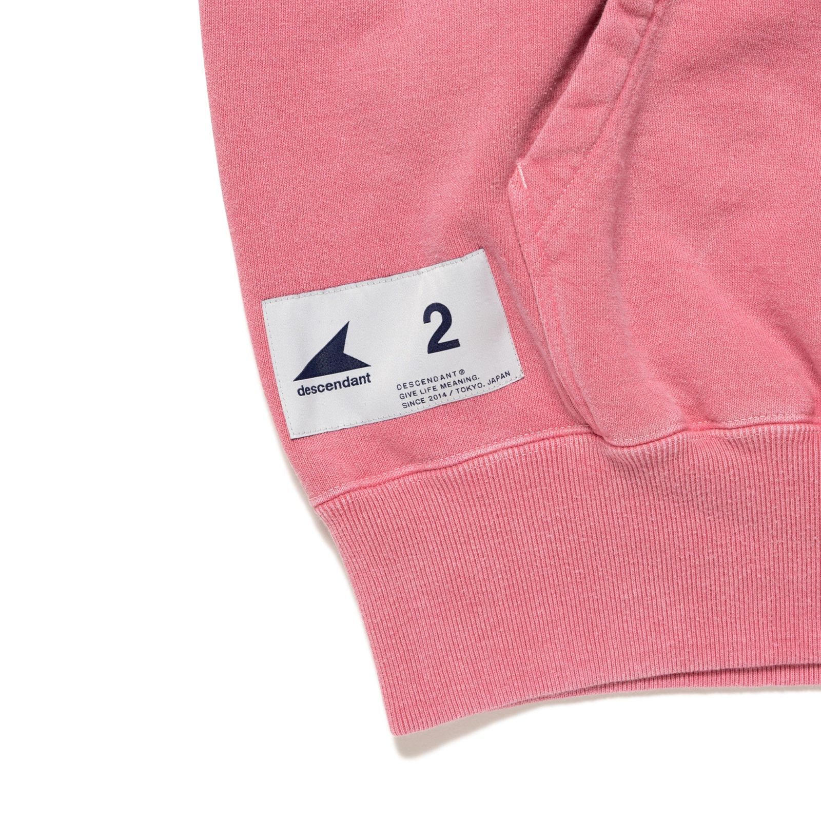 DESCENDANT CACHALOT HOODY PIGMENT DYE パーカー 252ATDS-CSM02 