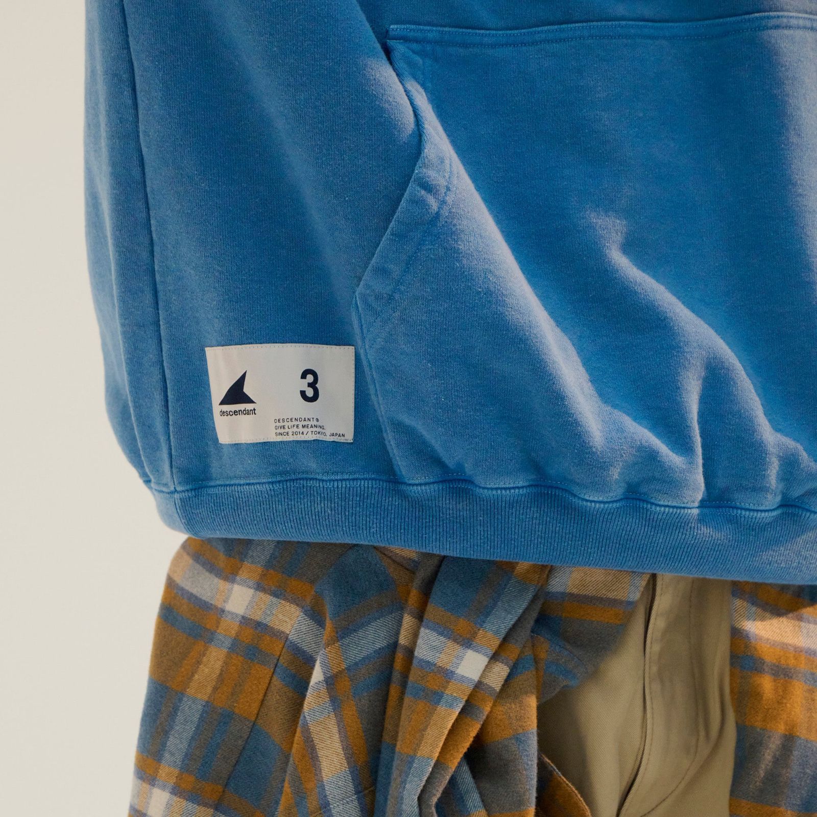 DESCENDANT CACHALOT HOODY PIGMENT DYE パーカー 252ATDS-CSM02 
