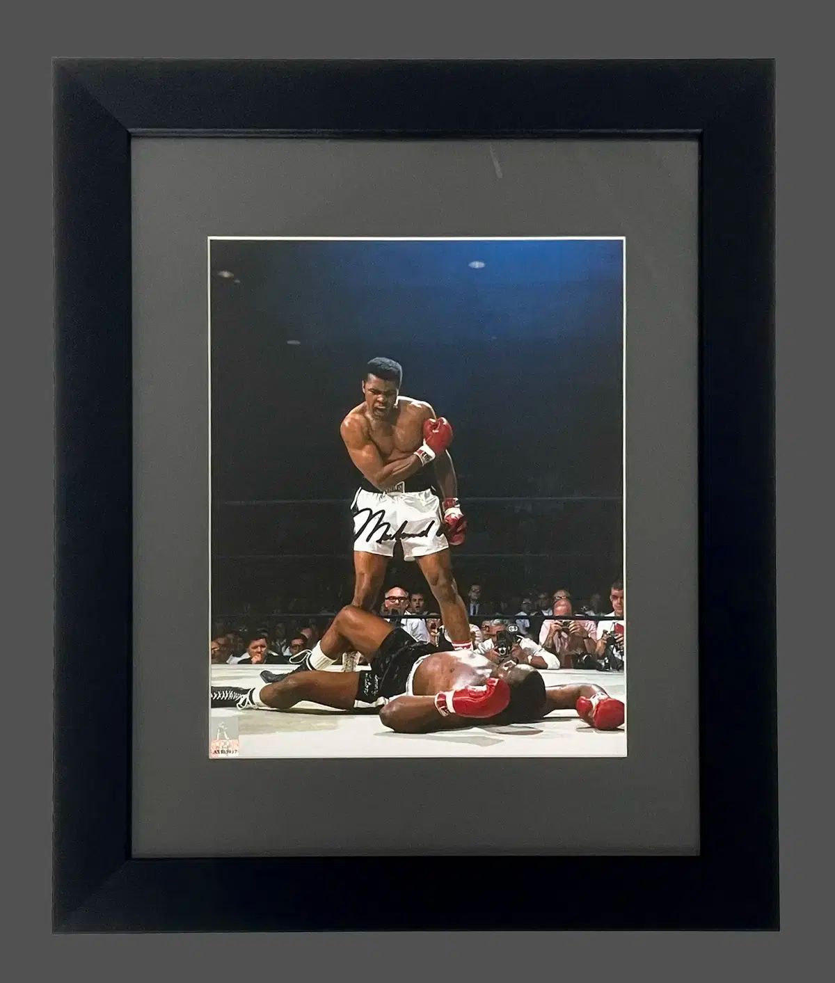 アリ ライセンス販売 ムハンマド サイン入り ボクシング フォト 額縁