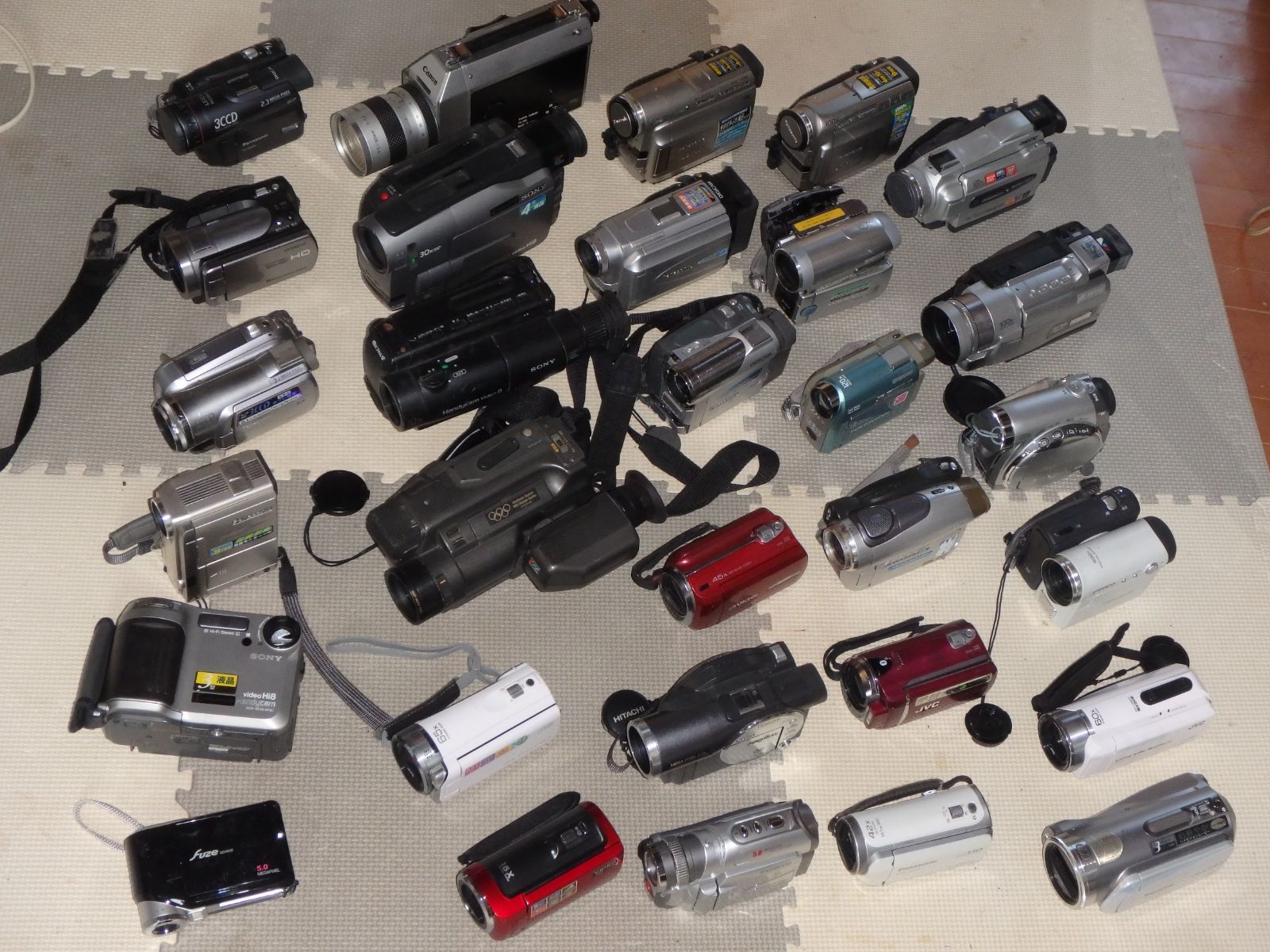 ジャンク ビデオカメラ 16台 まとめて セット ちょっと豪華なジャンクまとめ【まとめ】デジタルビデオカメラ6台＋
