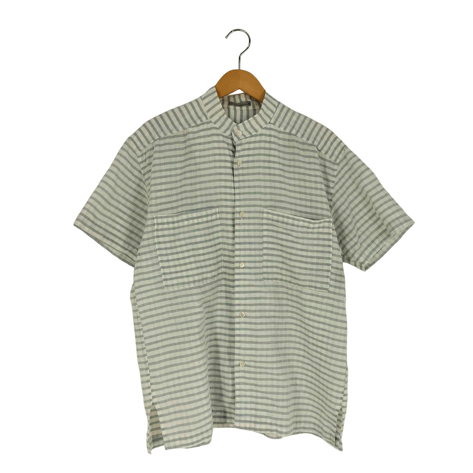 issey miyake men 80s イッセイミヤケ 綿100% 厚手ホームスパン シャツ 