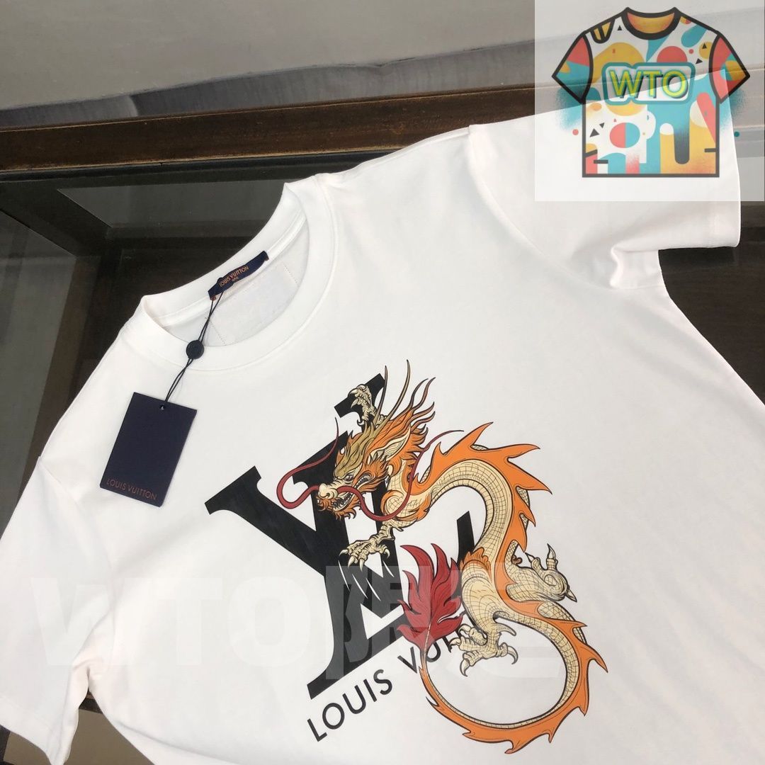 春夏 龍デザインTシャツ