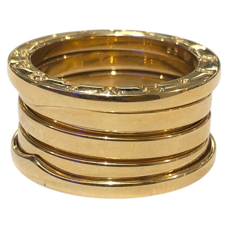 ブルガリ BVLGARI ビーゼロワンリング 4バンド M ゴールド 750 ジュエリー
