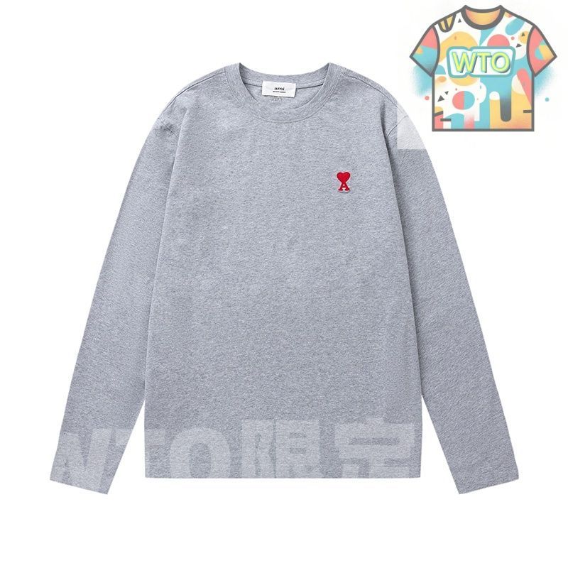 Ami ハートロゴ ロングスリーブTシャツ WT 0輸入