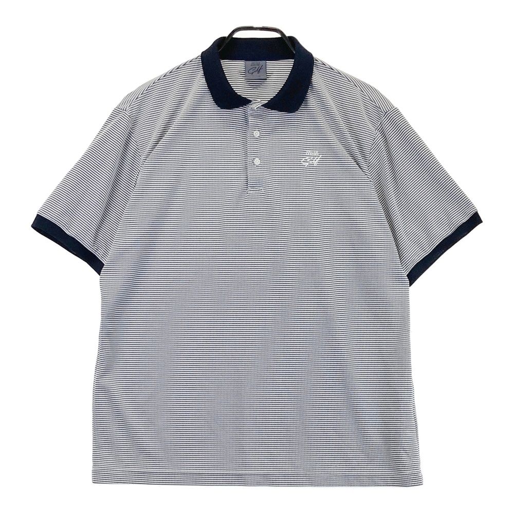 サイズ Extra large UNITED ARROWS GOLF ユナイテッドアローズゴルフ モデル 半袖ポロシャツ ボーダー柄 ネイビー系 240101562207 ゴルフウェア メンズ ストスト