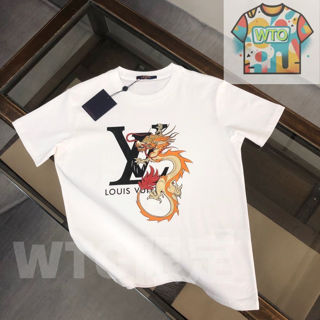 Louis Vuitton 春夏 龍デザインTシャツ WT 0輸入