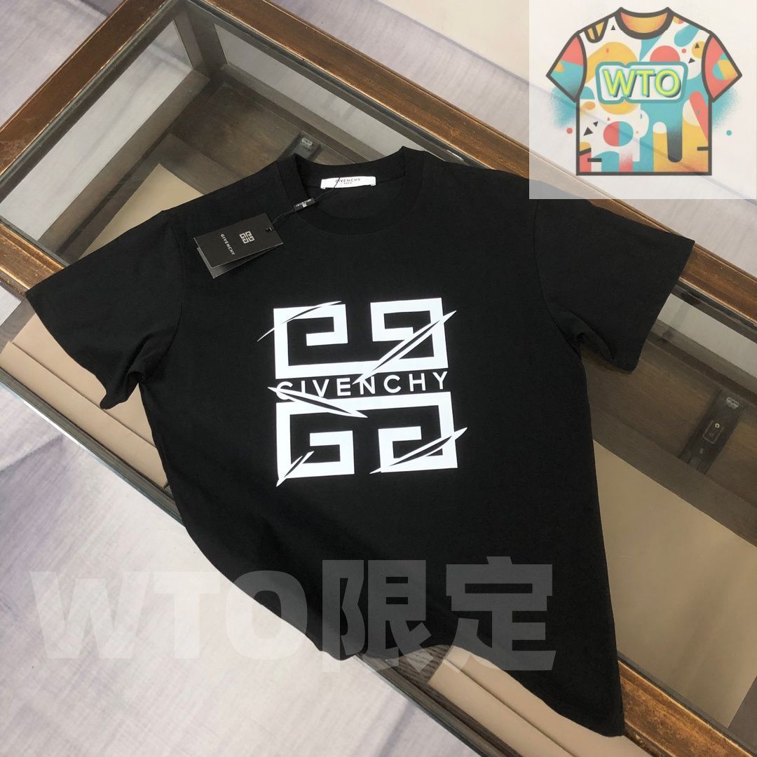 GIVENCHY クルーネックTシャツ - 高品質コットンで快適な着心地 -WT0輸入