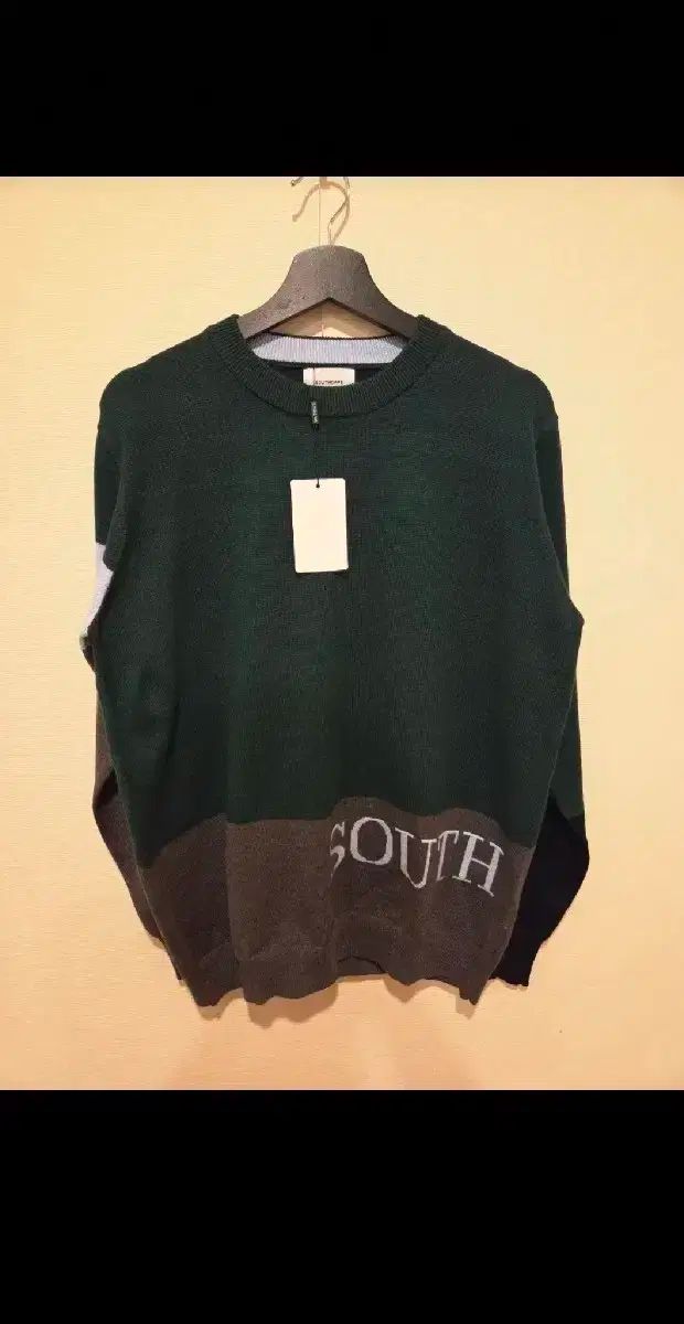 SOUTH CAPE サウスケーブ ケーブル ニット グリーン100