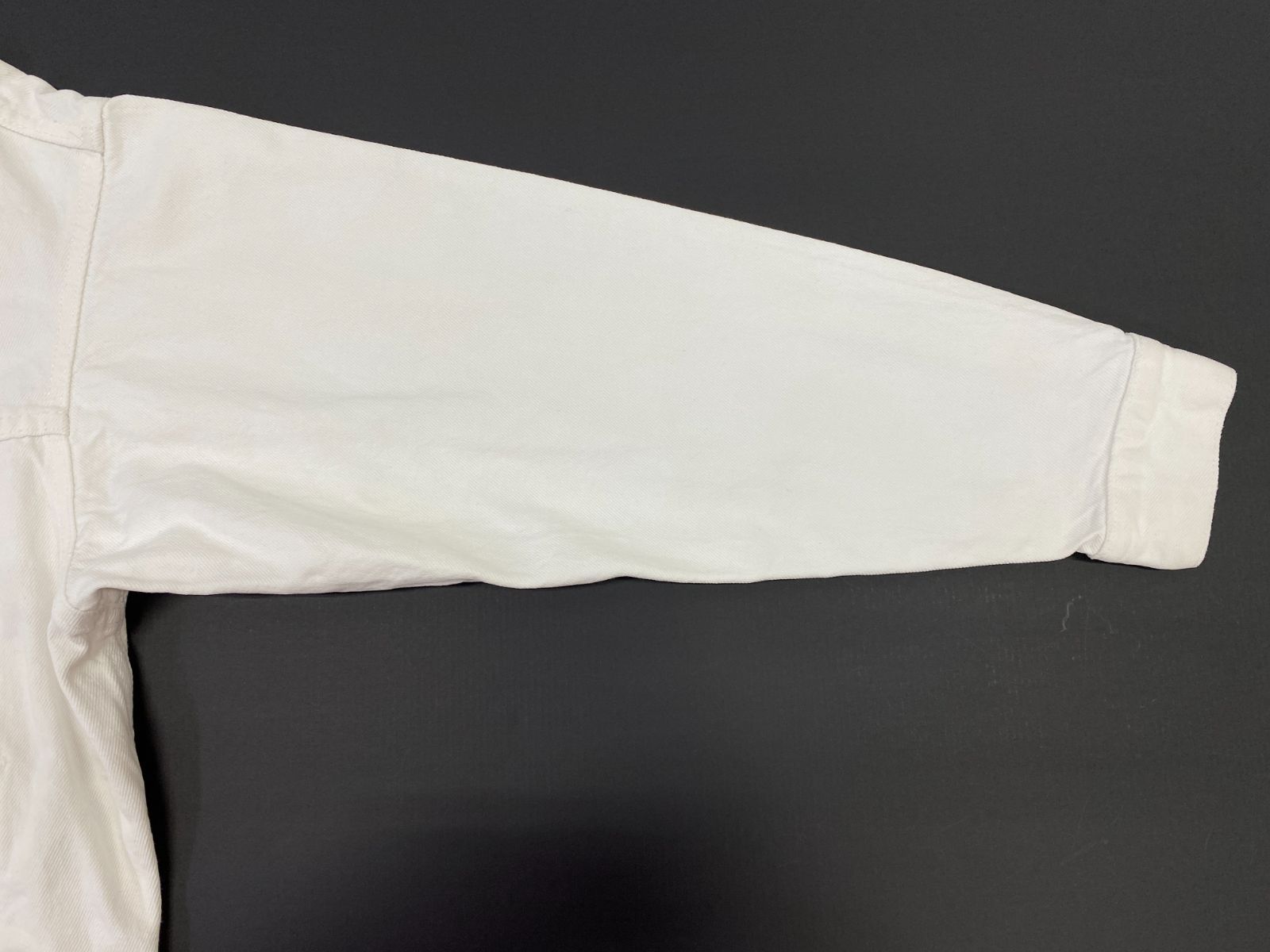 s ホワイトデニムジャケット