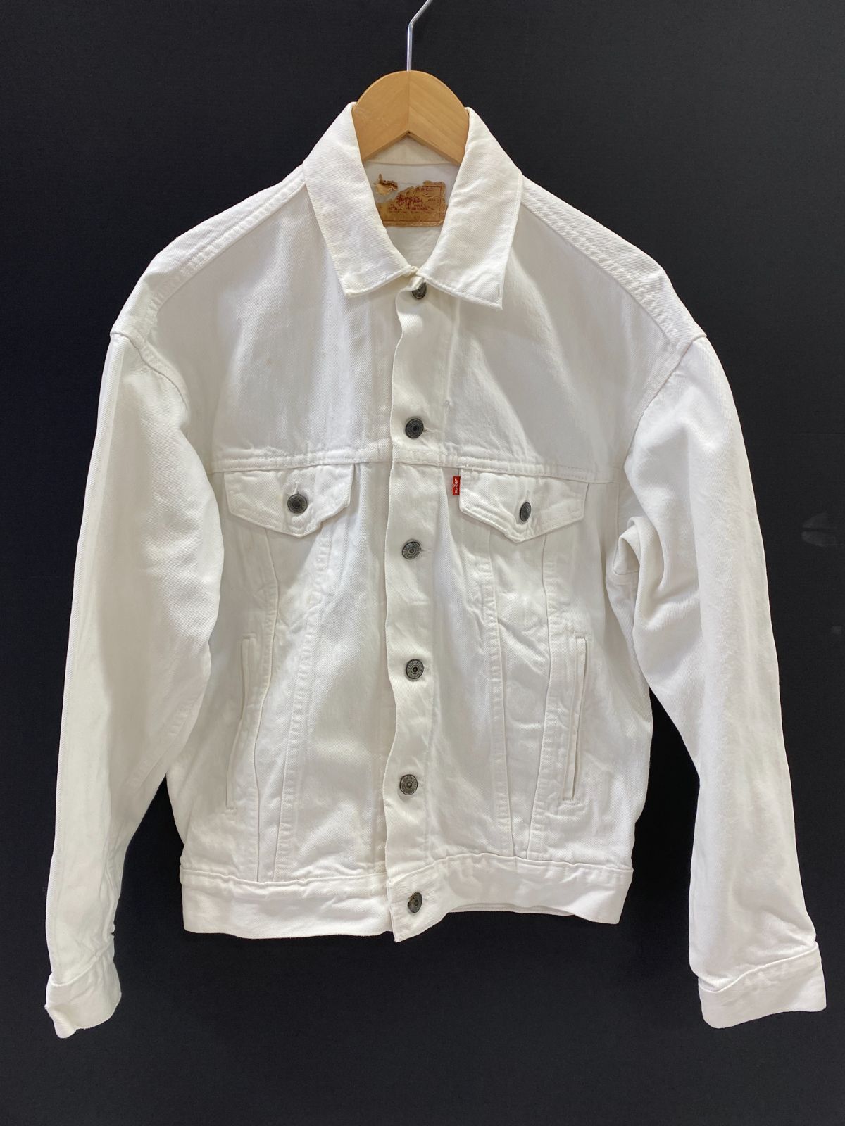 Levi s 80 s ~90 s ホワイトデニムジャケット ボタン裏527 M128-20251115-03KS
