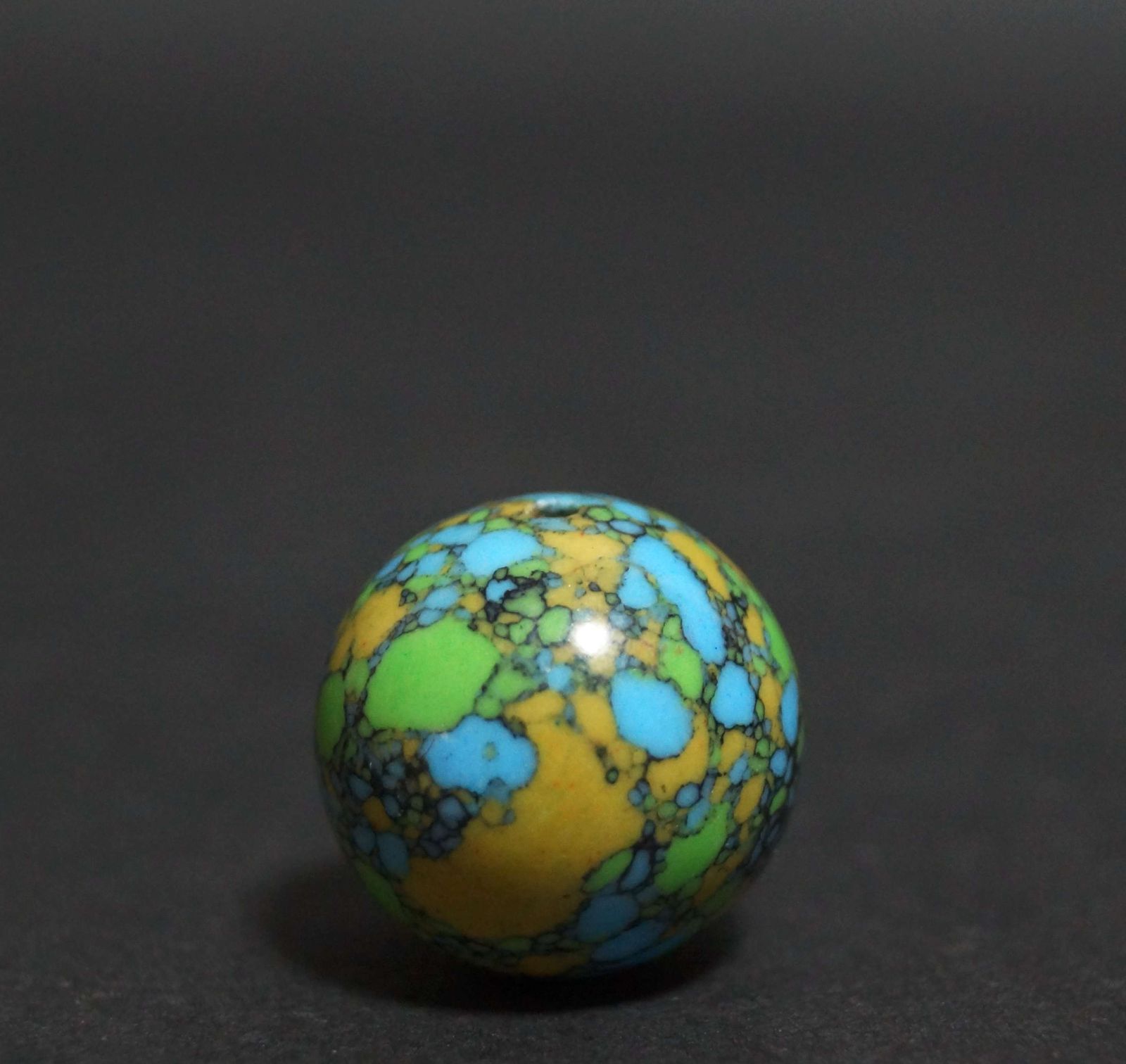 オールドチベット ターコイズ トルコ石 大玉根付 緒締玉 提げ物 装飾品