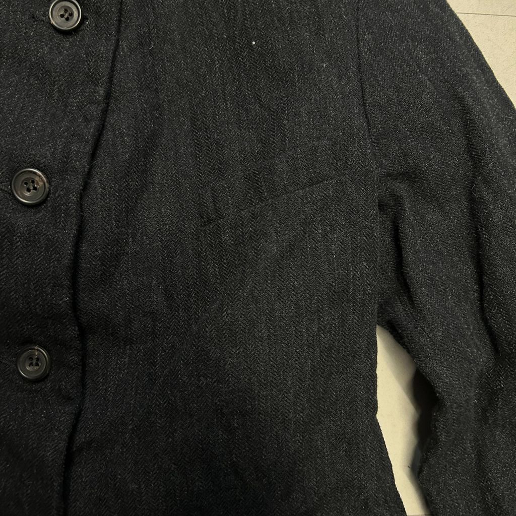 PAUL HARNDEN ポールハーデン Wool Linen Jacket ジャケット ブラック