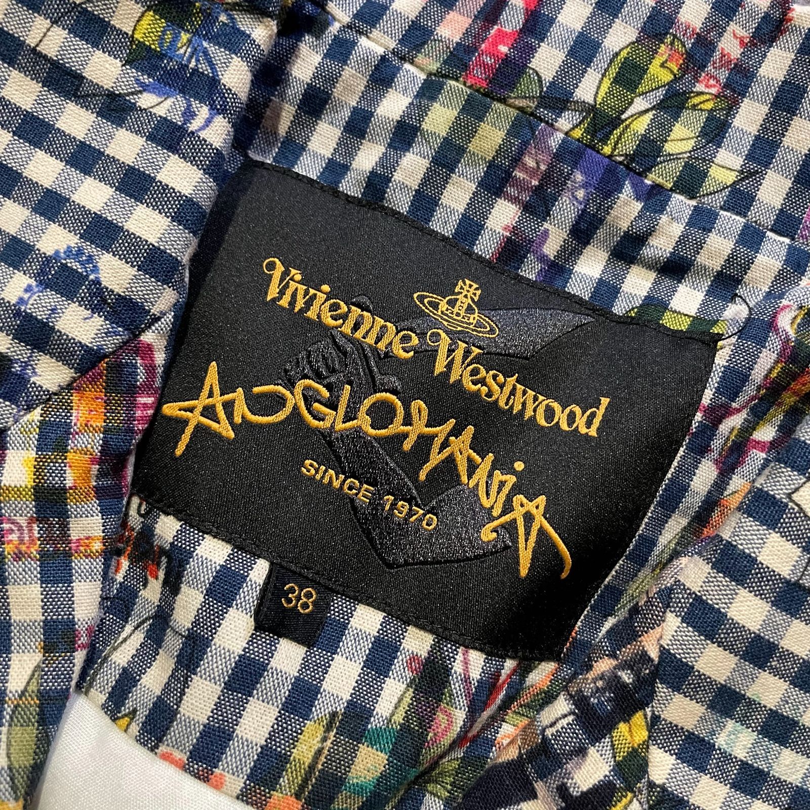 Vivienne Westwood ANGLOMANIA ギンガムチェック 3ピース セットアップ
