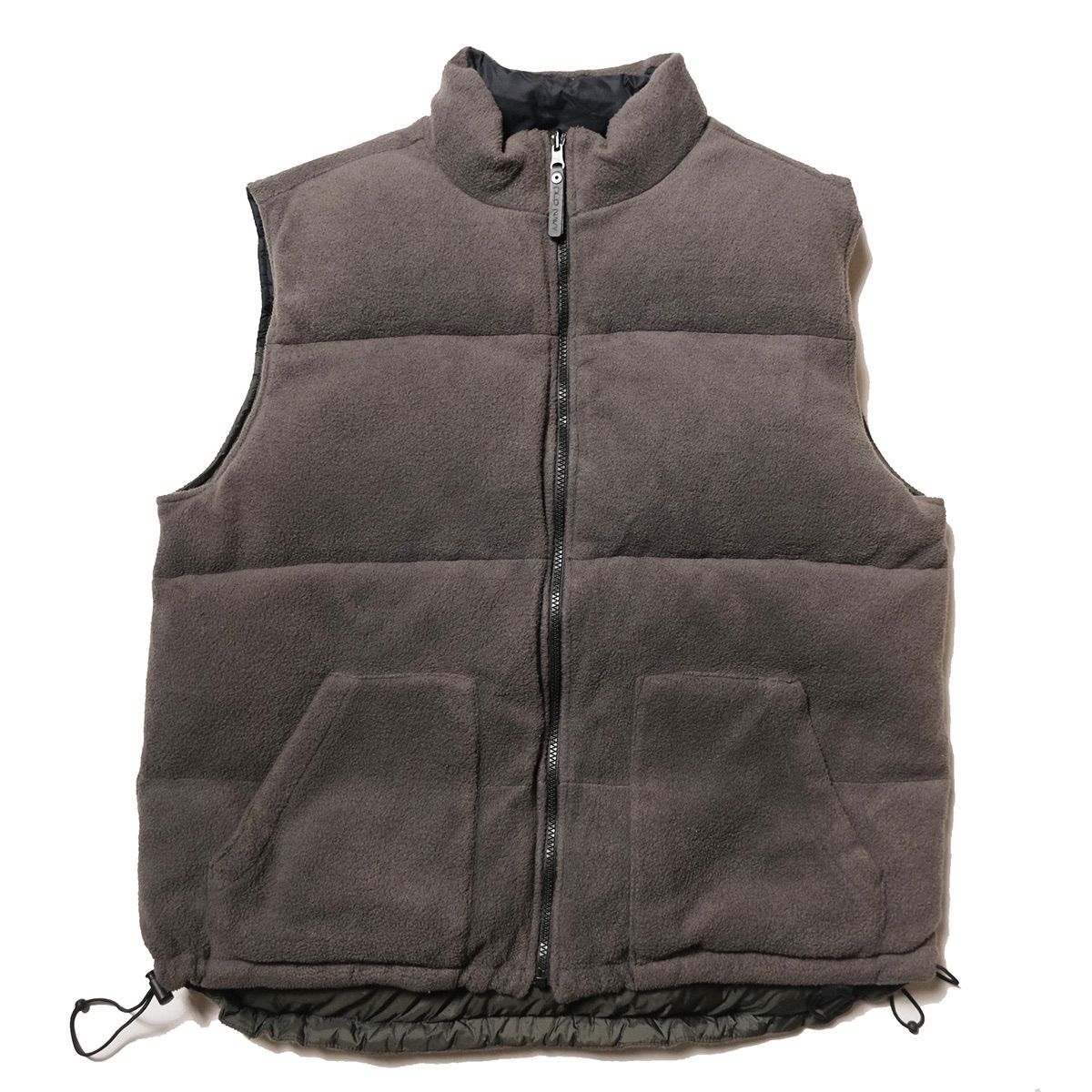 90s OLD NAVY リバーシブル　ダウンベスト　フリース　肉厚　ダウン素材 90's オールドネイビー ナイロン フリース リバーシブル ダウンベスト