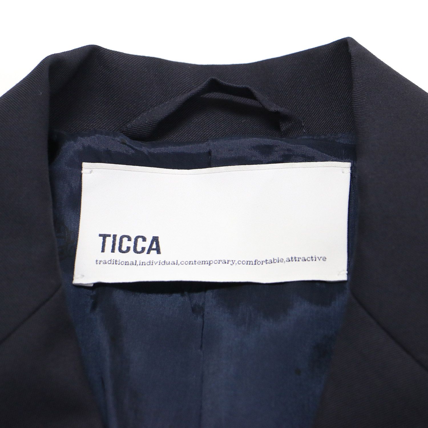 美品】TICCA ティッカ ジャケット ネイビー 紺 サイズ:1(S) | 25春夏