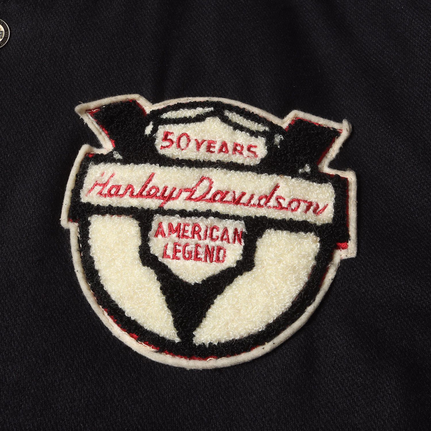 ハーレーダビッドソン 90s ビンテージ レザー 50周年スタジャン ハーレーダビッドソン 90s ビンテージ レザー 50周年スタジャン Harley