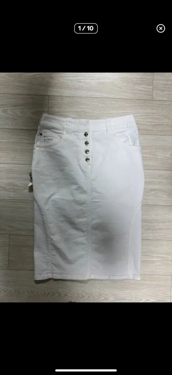 クリスチャン ディオール ビューティ ヴィンテージ 白 マーメイド スカート