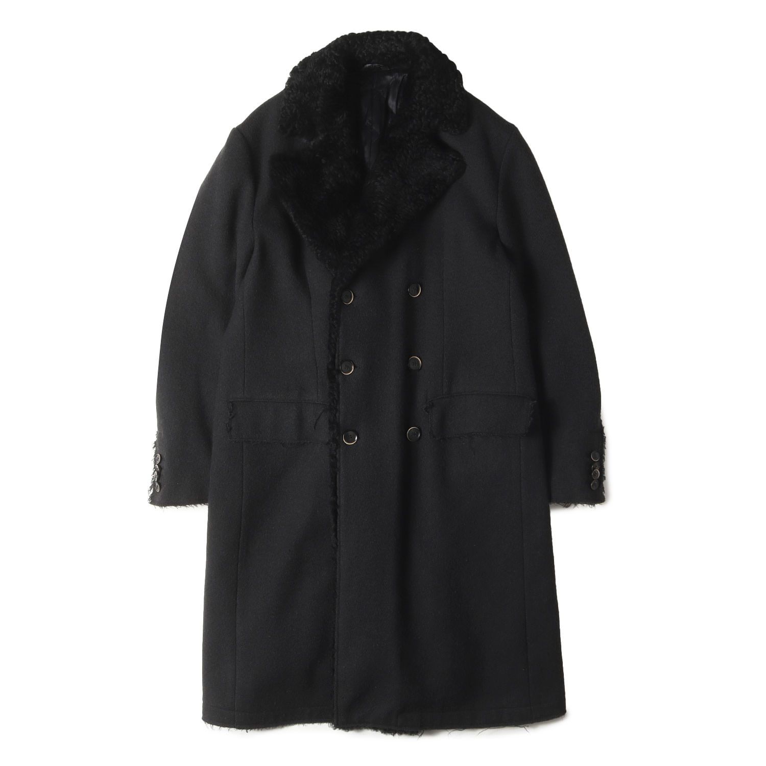 DOLCE&GABBANA ドルチェ&ガッバーナ コート ブラック 黒 サイズ:48