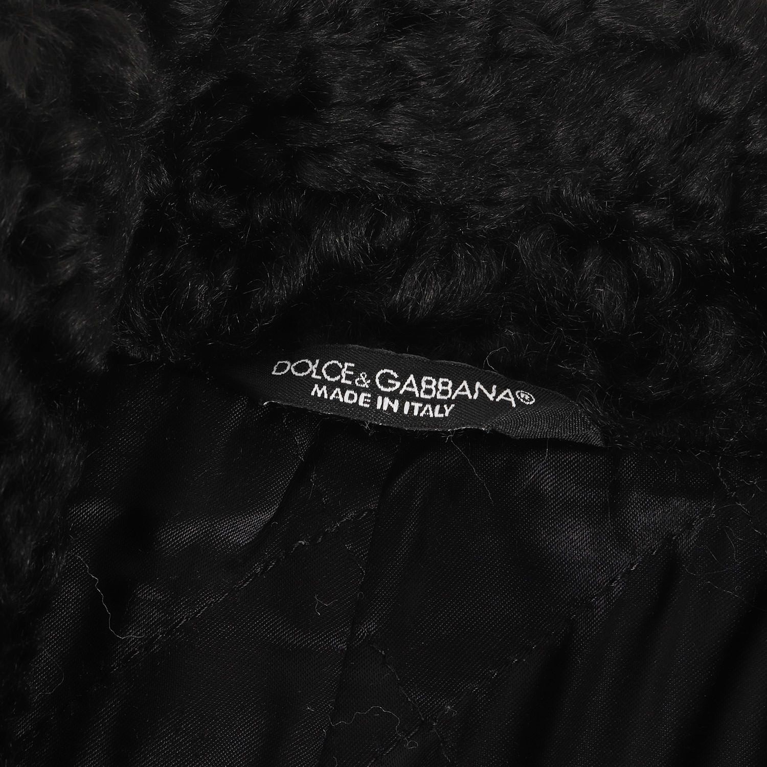 DOLCE&GABBANA ドルチェ&ガッバーナ コート ブラック 黒 サイズ:48