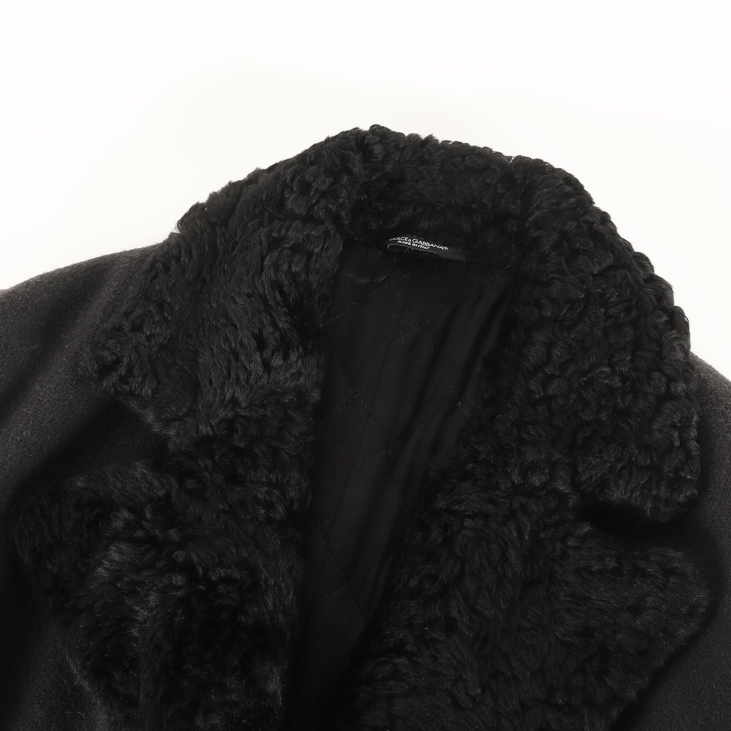 DOLCE&GABBANA ドルチェ&ガッバーナ コート ブラック 黒 サイズ:48