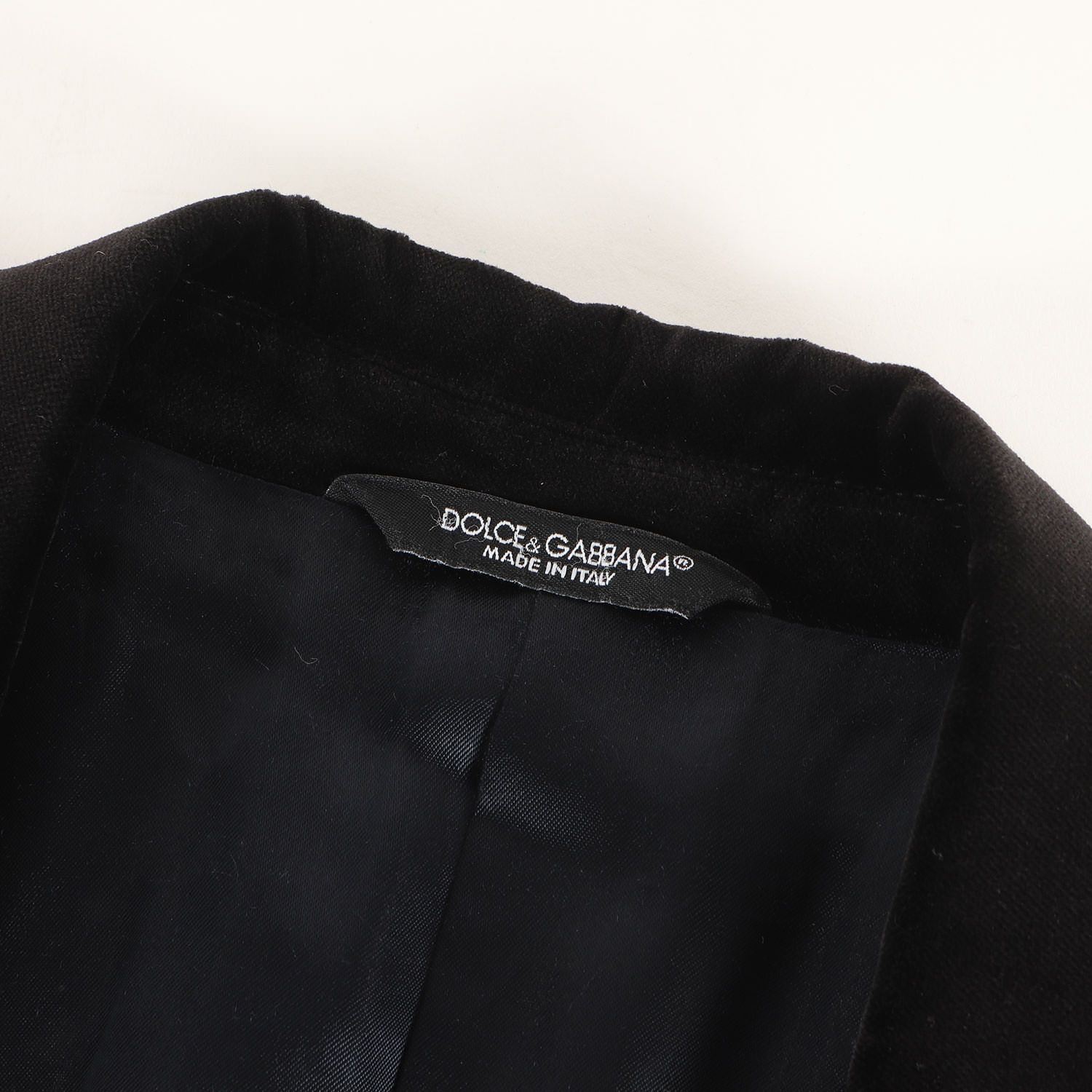 DOLCE&GABBANA ドルチェ&ガッバーナ ジャケット ブラック 黒 サイズ:50