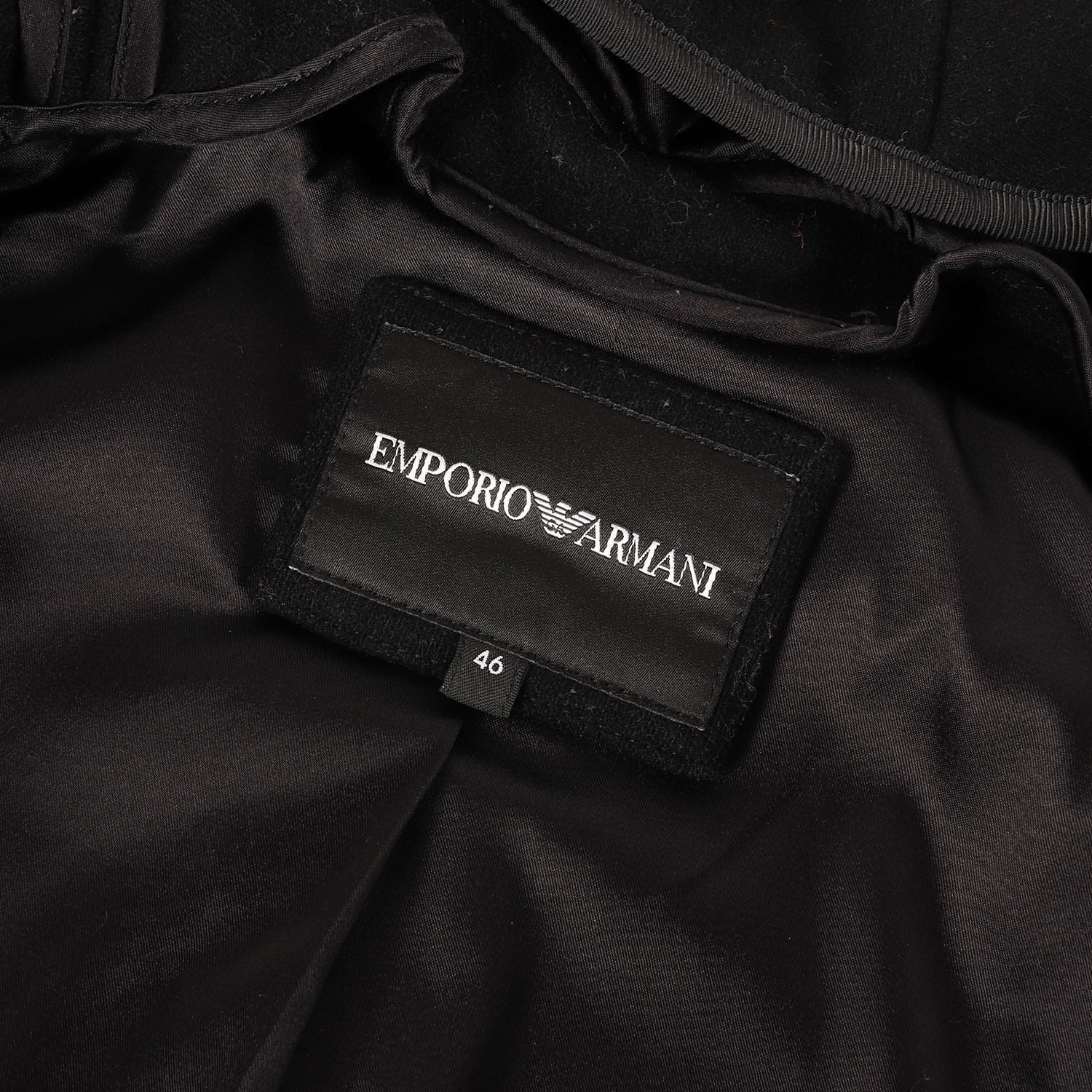 EMPORIO ARMANI エンポリオアルマーニ コート ブラック 黒 サイズ:46