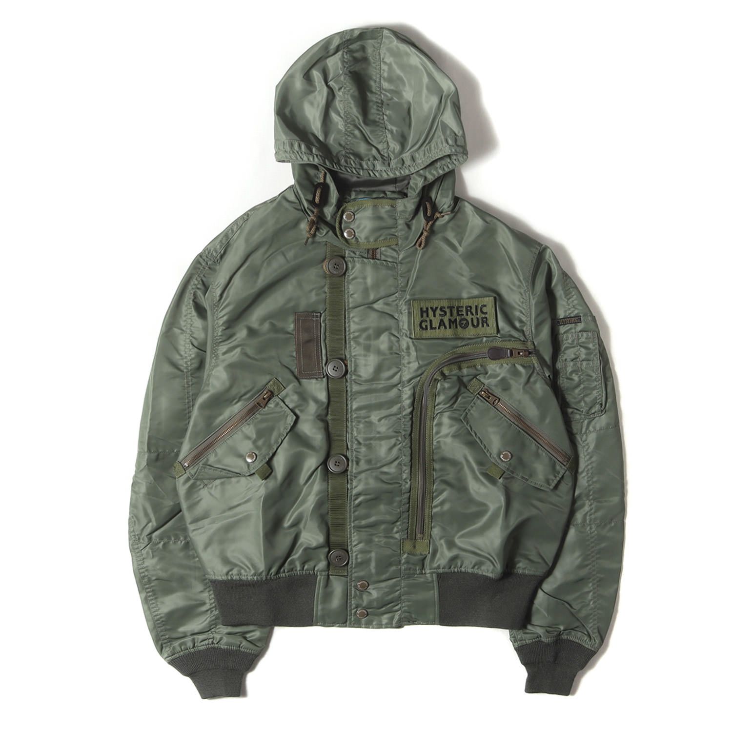 新品】HYSTERIC GLAMOUR ヒステリックグラマー ジャケット カーキ