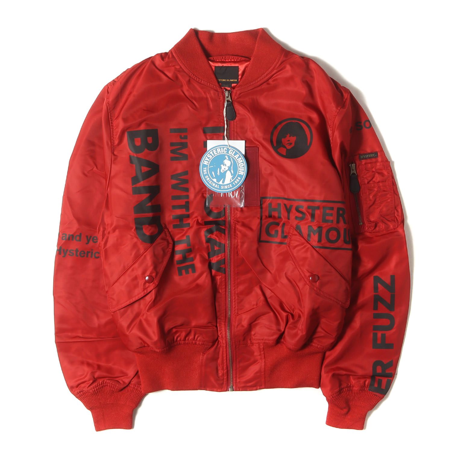 新品】HYSTERIC GLAMOUR ヒステリックグラマー ジャケット レッド