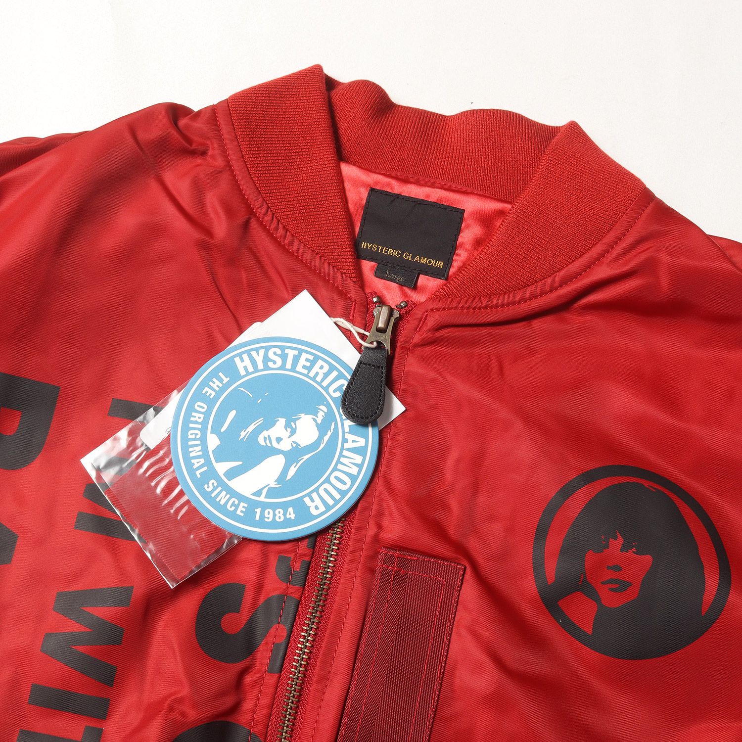 新品】HYSTERIC GLAMOUR ヒステリックグラマー ジャケット レッド