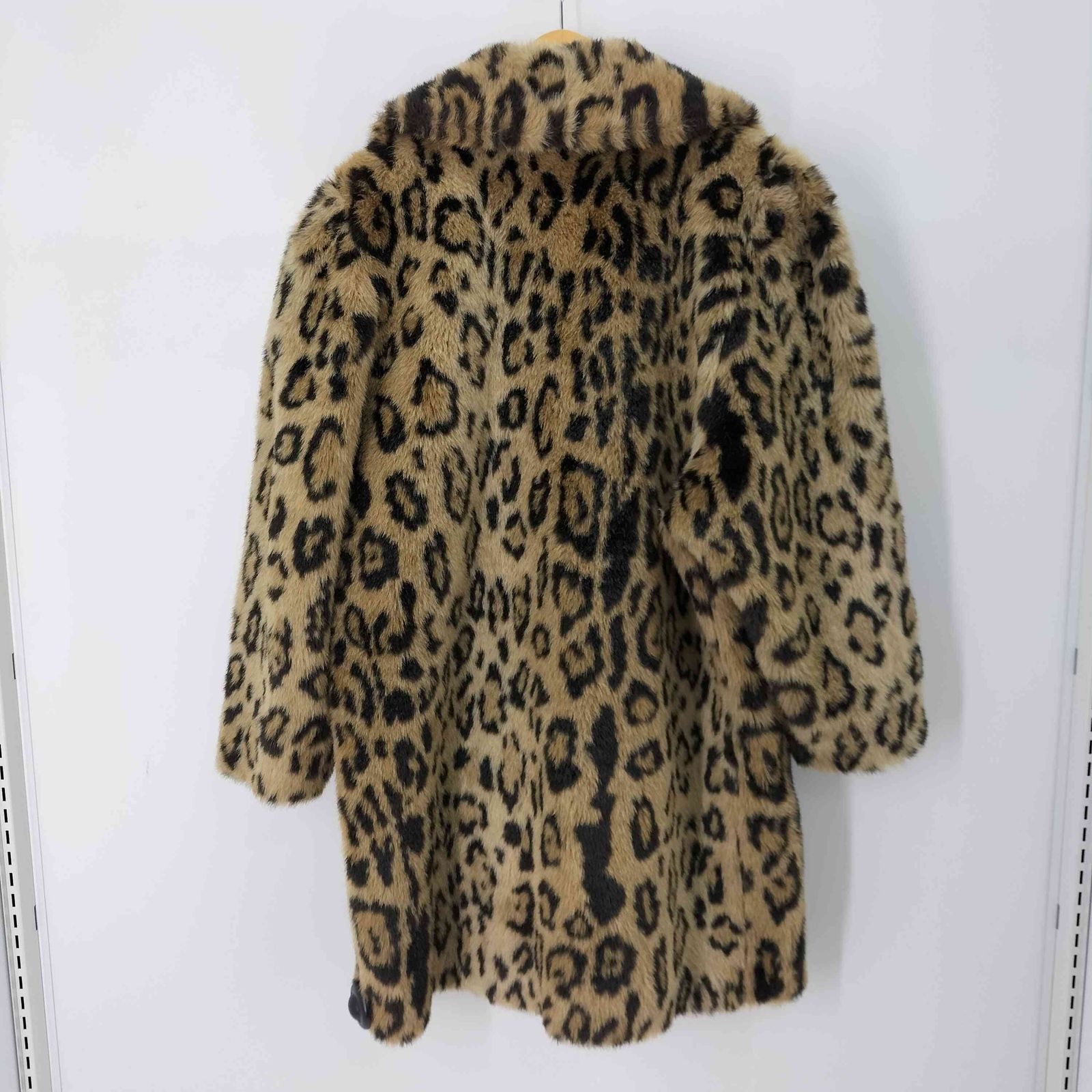 ユーズドフルギ 古着 dillard s made in usa レオパードファージャケット メンズ 表記無