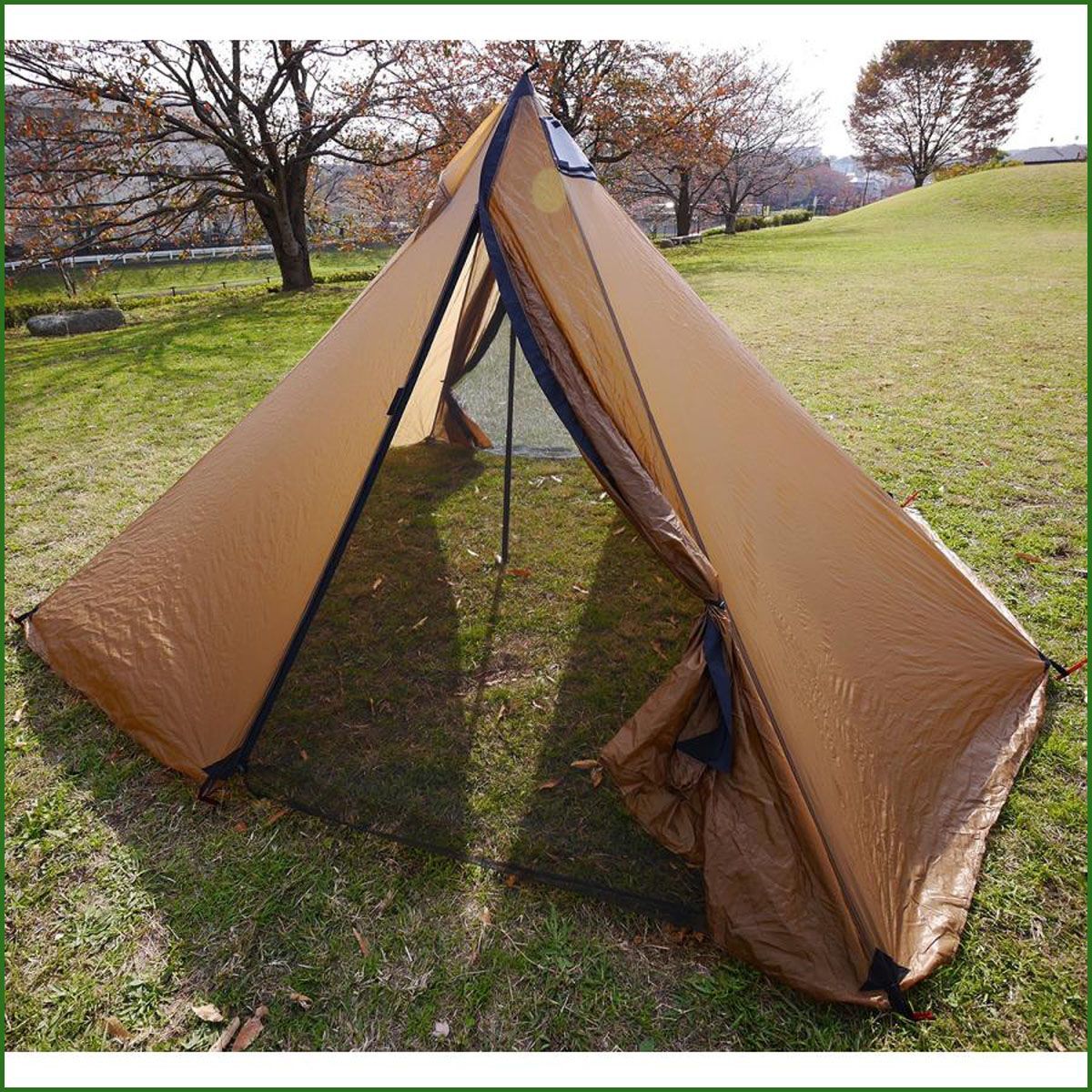【新品•未使用】SEEK OUTSIDE シマロン ワンポールテント ブラウン Amazon | Cimarron ティピーテント Tipi Tent 軽量 コンパクト 4人用