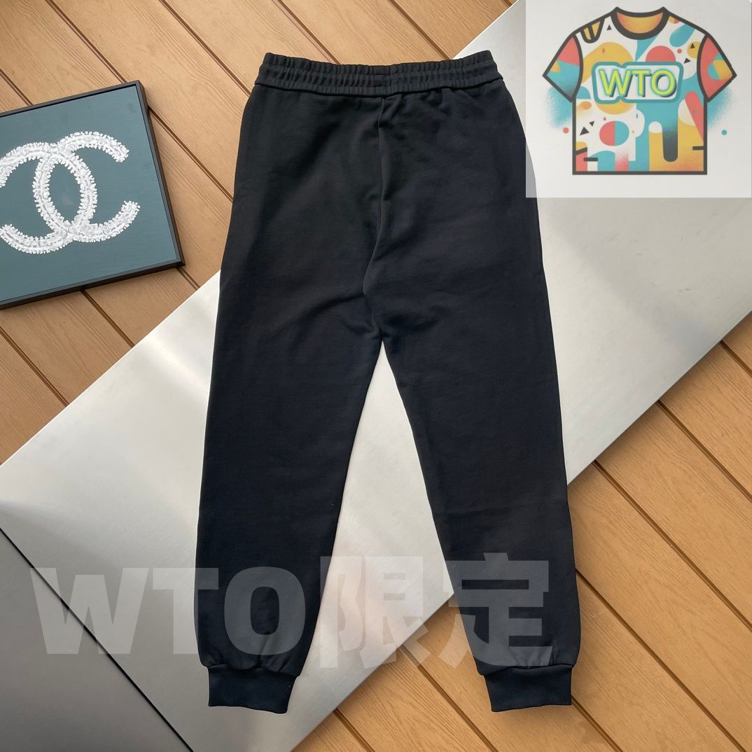 LOWEW ロエベ の新モデルのロゴ刺繍入り 男性用セーターパンツ レジャーパンツ 長パンツ WTO輸入1