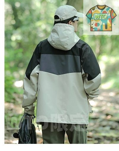 TNF ザ ノース フェイス 秋のモデルのジャケットライダージャケット ブロックのフード付きアウター 格好いいカップルウェア レジャーで使えて どんなものにもマッチするアウトドアウェア WTO輸入1